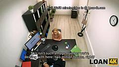 Oh my, those pink panties just saved the business with wild office cowgirl riding and sucking!