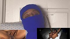 oh wow, that ebony squirt reaction with eye rolling orgasm is dripping wet!