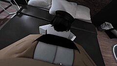 Fucking With My Busty Goth Friend In Roblox With Riding Big Ass Cowgirl And Doggystyle Bent Over