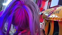 Hey delivery guy, I'll pay you with my feet and a hot blowjob instead!