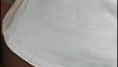 Boss Fucks Secretary in Public Bathroom and Cums on Face!