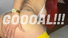 Ven A Masturbarte Conmigo Para Que Colombia Gane La Copa America With My Big Ass And Creampie Action