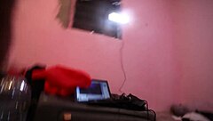 she is handling the cameraman while using a toy on herself