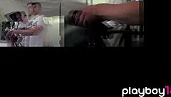 Hey, what's really going on behind the virtual reality scenes with blonde babe Kate Quigley and her big tits?