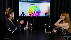 Compilation of jhocy in preliminares podcast featuring bia hot in sheer red lingerie group play.