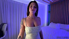 Oh yeah! Sexy UK babe Arabella Mia flies to the states for rough fucking rimjob and deepthroat with American pornstar JMac!