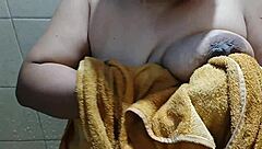 Indian BIG BOOB Bhabi BATHING NAKED in Bathroom