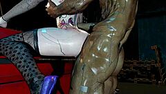 Cyberpunk Slut With Tight Anal Hole Suggests Outdoor Public Fucking And Creampie In Bold Big Tits Action.