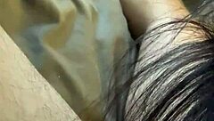 Boldly Sucking That Massive Cock Until It Explodes In Her Wet Shaved Pussy