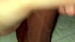 I jerk off my dildo with hands in this homemade solo toy session for you!