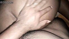 incredible homemade story as ebony wife with big tits and big ass gets fucked doggystyle in anal until sore while parents sleep nearby.