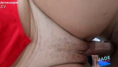 Red Lingerie Tempts Athletic Latina Wife into Amateur Anal with Fishnets and Toys