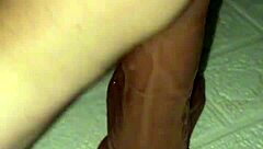 I jerk off my dildo with hands in this homemade solo toy session for you!