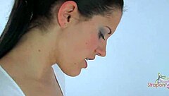 Intense Strapon Group Action with Latvian Girls in Leggings and Costumes for Liquid Lunch Orgy