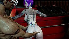 Cyberpunk Slut With Tight Anal Hole Suggests Outdoor Public Fucking And Creampie In Bold Big Tits Action.