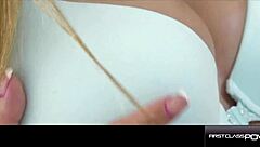 hey this tiny whore is deepthroating a huge cock like a pro in firstclasspov style