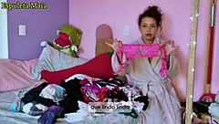 i'm a hot brazilian brunette sharing my panties and lingerie collection