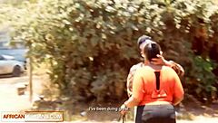 Horny ebony bbw lesbians, we're fingering our wet pussies after that steamy shower together.