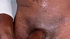 Powerful Ninja Man Strokes Massive Black Cock Until Explosive Cumshot