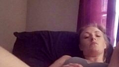 horny snow bunny solo toys play on shaved hairless pussy