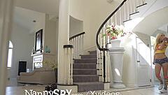 Can Babysitter Handle Big Cock Workout For Nanny Job?