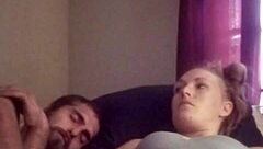 horny snow bunny solo toys play on shaved hairless pussy