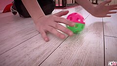 Japanese beauty chinami kasai takes blowjob and creampie in uncensored threesome with hairy pussy.