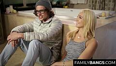 Hey, bratty blonde Rosyln Belle wants to see and fuck Tyler Nixon's cock in hardcore sideways banging!