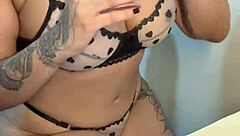 Hey, check out this naughty nephew jerking off to auntie's guided instructions in a personalized masturbation game session.