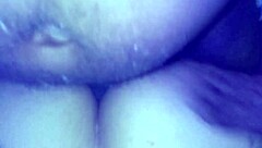 she subtly takes huge monster cock deep in tight ass