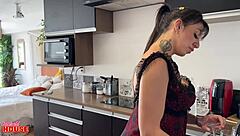 Infiel bride with big clit gets assfucked missionary without condom until creampie