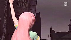 Exclamatory-Provocative Bondage Goddess with Big Ass and Tits in Nude Pussy Bound!