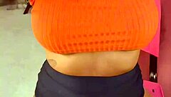 inviting hot young babe over for movie leads to pounding her pussy and cumming on slutty face