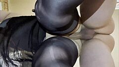 chubby blonde girlfriend bent over for big cock doggystyle pounding in kitchen