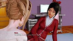 Detailed exploration of scenarios and characters in the game Harem Hotel episode 18