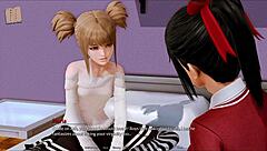 Detailed exploration of scenarios and characters in the game Harem Hotel episode 18