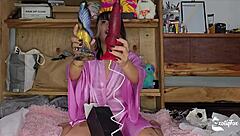 Raw Unboxing Dragon Thrusting Dildos and New Vibrators - Exotiqfox Solo Gooner Girl Sex Toy Unboxing with Moaning Orgasm