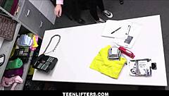 Shy Virgin Big Tits Blonde Teen Caught Shoplifting Makes Sex Deal