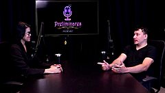 Hey, this sexy teen redhead couple explores casting and fetish fun outdoors in see-through outfits with toys!