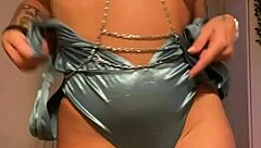 Tattooed Brunette Hints at Wild Dildo Play Leading to Intense Squirting Orgasm