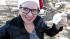 Raw Christmas Cumshot Compilation with Cum in Mouth Facials and Swallows