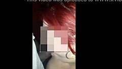 Arrastei a ruivinha pra cabine de uma casa de swing