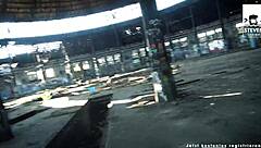 Lullu Gun sucks dick and gets boned by porn stud in abandoned railway area with cumshot pov full scene