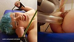 i feel so bubbly and excited during this enema session with the british bunny in part one preview