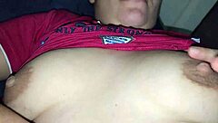 How easily this sexy chubby latina college babe takes creampie in homemade wet pussy action