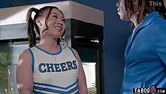 WATCH BLACK EQUIPMENT MANAGER MAKE KOREAN TEEN CHEERLEADER SQUIRT WITH BIG BLACK COCK!