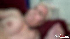 Isn't it tempting how mature beauty Andrea Ann shares tender kisses and fingering with young Serina Gomez in a passionate lesbian encounter?