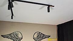 Hey, watch Cleo Cadillac pay the electrician with a wild blowjob and squirting machine action.