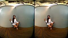 petite asian teen 18+ goddess teases with feet and horny nude body in softcore reality