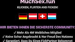 blonde german milf with big tits takes hard doggystyle pounding in heels